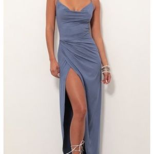 Baby blue/periwinkle prom dress